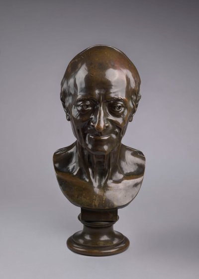 Portrait of Voltaire by Jean-Antoine Houdon