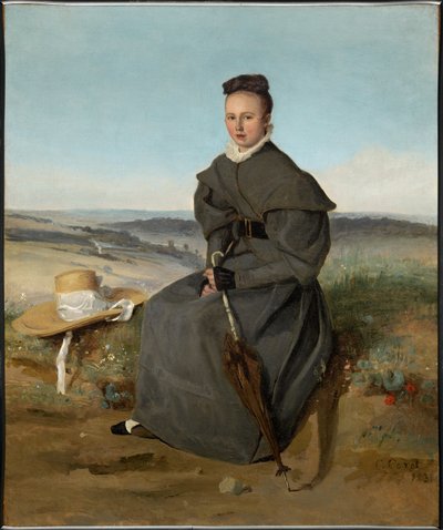 Louise Harduin by Jean-Baptiste-Camille Corot