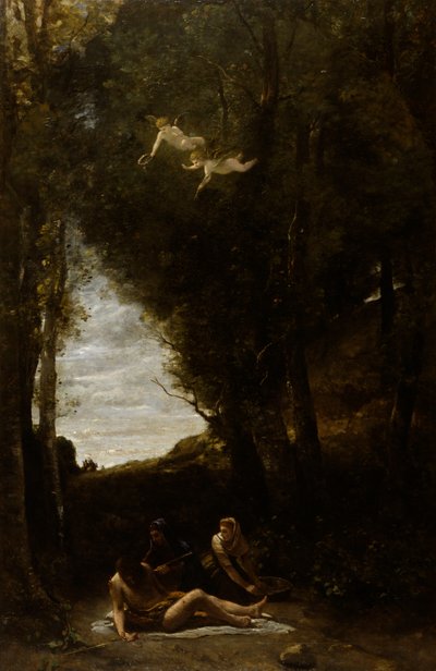 St. Sebastian Succoured by Holy Women by Jean-Baptiste-Camille Corot