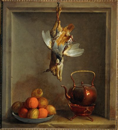 Still Life with Fruit and Game by Jean Baptiste (school of) Oudry