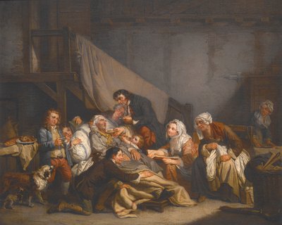 Death of an Old Man by Jean-Baptiste Greuze