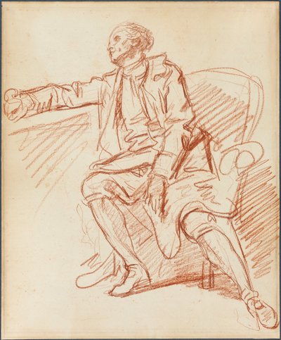 Seated Gentleman by Jean-Baptiste Greuze