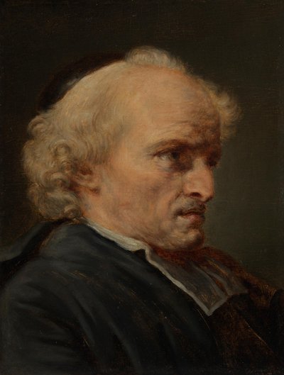 Study for the Head of a Clergyman by Jean-Baptiste Greuze