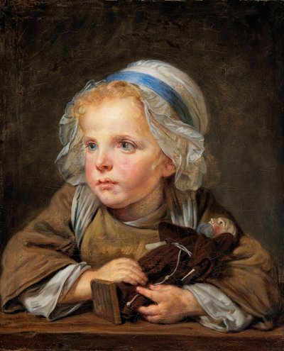 The Capuchin Doll by Jean-Baptiste Greuze