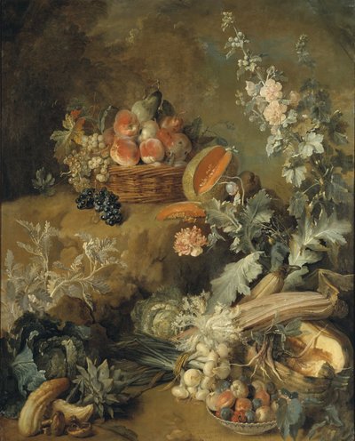 Still Life of Fruits and Vegetables ("Earth") by Jean-Baptiste Oudry