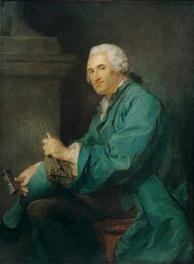 Lambert-Sigisbert Adam the Elder, Sculptor by Jean-Baptiste Perronneau