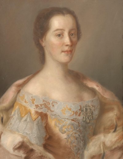 Portrait of Archduchess Maria Anna of Austria by Jean-Etienne Liotard