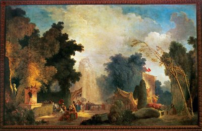 A Celebration in St. Cloud by Jean-Honore Fragonard