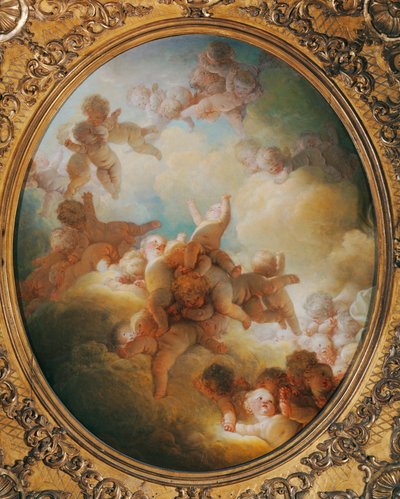 The Swarm of Cupids by Jean Honore Fragonard