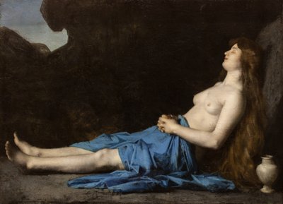 Madeleine in the desert, 1873-74 by Jean-Jacques Henner