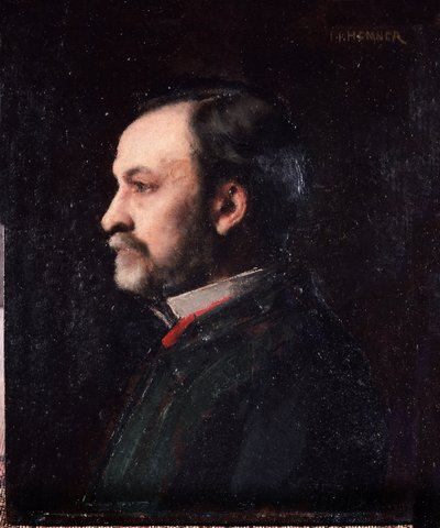 Portrait of Louis Pasteur (1822-1895), French chemist and biologist, - by Henner, Musée de l