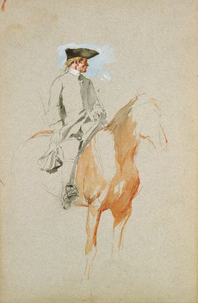 Horseman with a Tricorn Hat by Jean Louis Ernest Meissonier