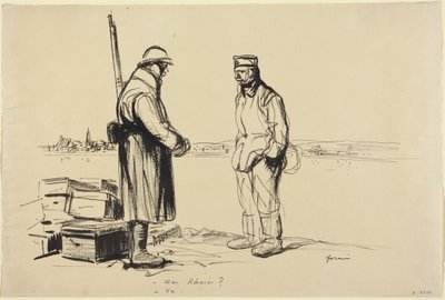 -On the Rhine?  -Yes. by Jean-Louis Forain