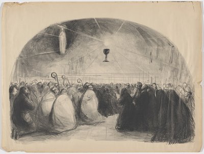 Lourdes, 1914, 25th International Eucharistic Congress by Jean-Louis Forain