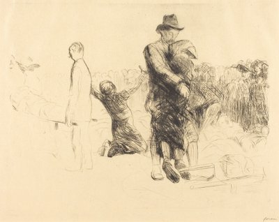 Lourdes, Transport of the Paralyzed by Jean-Louis Forain