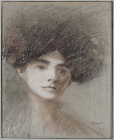 Portrait of Madame Henri de Régnier, née Marie de Hérédia, 1907 by Jean-Louis Forain