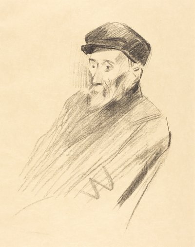 Portrait of Renoir (third plate) by Jean-Louis Forain