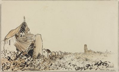 Reims November 1918 by Jean-Louis Forain