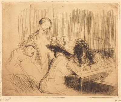 A Dive at Montmartre by Jean-Louis Forain