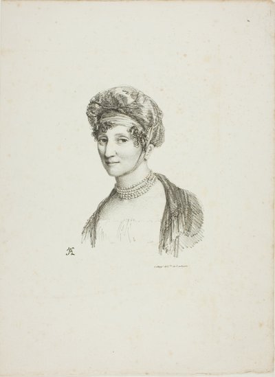 Portrait of a Woman in a Turban by Jean Antoine Laurent