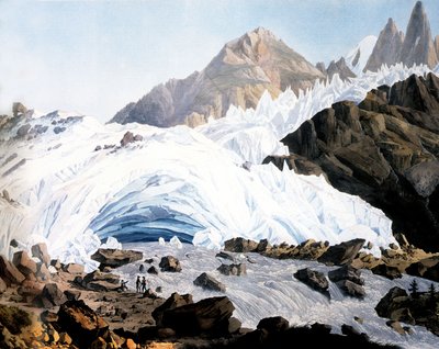 Chamonix: Spring of the Arveyron by Jean Antoine Linck