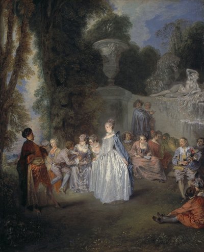 Venetian Festivities by Jean Antoine Watteau
