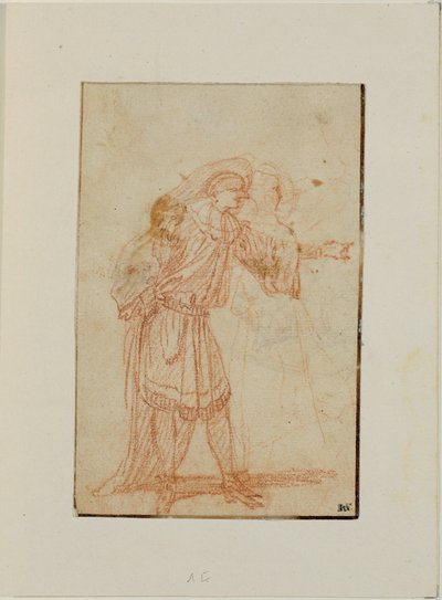 The Doctor, Character from the Italian Comedy, and a Woman by Jean Antoine Watteau