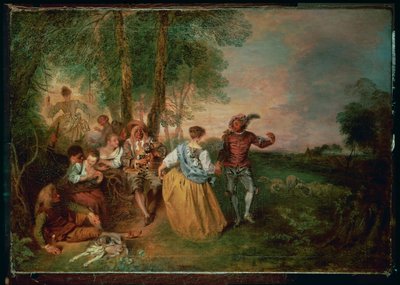  by Jean Antoine Watteau