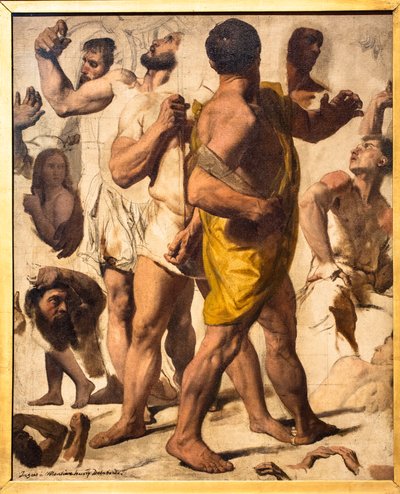 Study for the Martyrdom of Saint Symphorien: Lictor from Behind by Jean Auguste Dominique Ingres