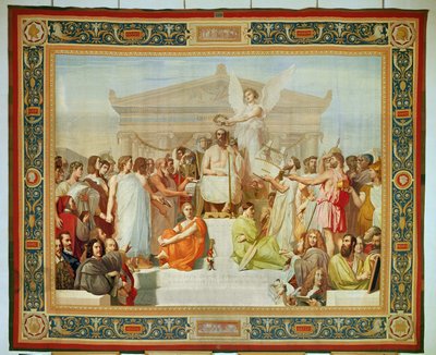 Hommage to Homer by Jean Auguste Dominique Ingres