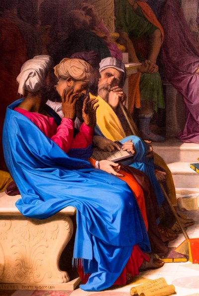 Jesus Among the Doctors of the Church by Jean Auguste Dominique Ingres