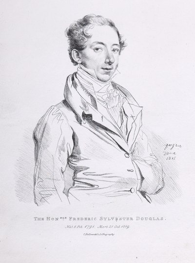 Portrait of Frederick Sylvester Douglas by Jean Auguste Dominique Ingres