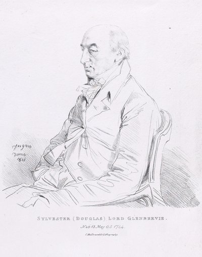 Portrait of Sylvester (Douglas), Lord Glenbervie by Jean Auguste Dominique Ingres