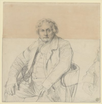 Study for the Portrait of Louis-François Bertin (1766–1841) by Jean Auguste Dominique Ingres