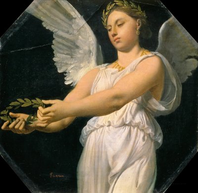 Study of Victory for the Apotheosis of Homer, c. 1826 by Jean Auguste Dominique Ingres