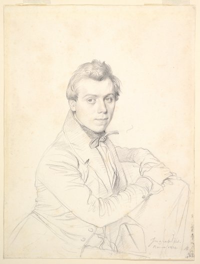 The Architect Charles-Victor Famin by Jean Auguste Dominique Ingres