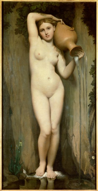 The Source by Jean Auguste Dominique Ingres