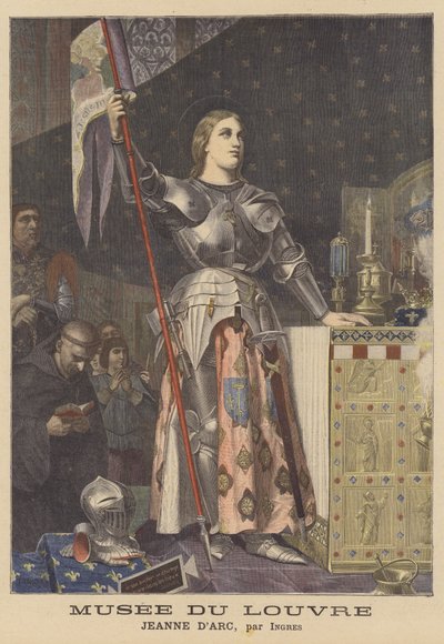 Joan of Arc at the Coronation of Charles VII by Jean Auguste Dominique (after) Ingres