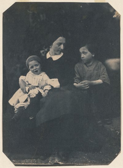 Mother with Two Children (c. 1855) by Jean Baptist Frénet
