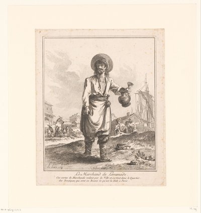 Lemonade Seller (Traders and Street Vendors from Saint Petersburg and Moscow series) by Jean Baptist Leprince