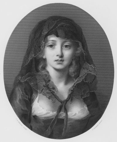 Simplicity by Jean Baptiste (after) Greuze