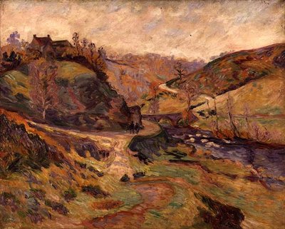River in a Valley by Jean Baptiste Armand Guillaumin
