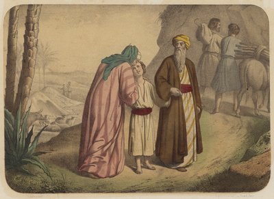 Departure for the Sacrifice by Jean Baptiste Auguste Leloir