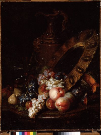 Still Life with Fruits and Precious Objects by Jean Baptiste Belin de Fontenay