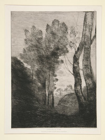 Near Rome by Jean Baptiste Camille Corot