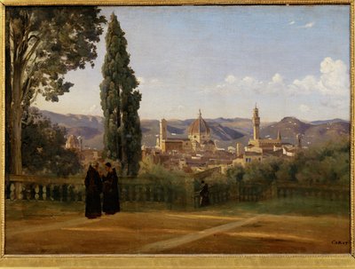 Florence, seen from the Boboli Gardens by Jean-Baptiste-Camille Corot