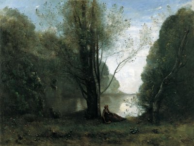 Solitude. Recollection of Vigen, Limousin by Jean-Baptiste-Camille Corot