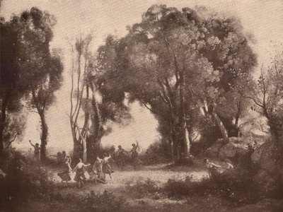 Morning. Dance of the Nymphs by Jean-Baptiste-Camille Corot