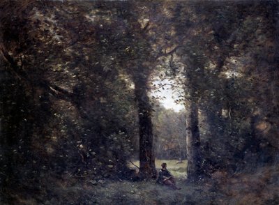 La cleriere, Souvenir of the City of Avray by Jean Baptiste Camille Corot