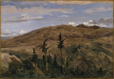 Mountains in Auvergne, 1841-42 by Jean Baptiste Camille Corot